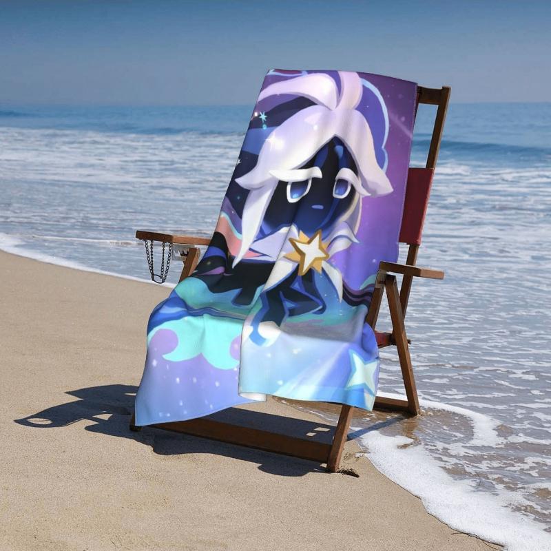 Cookie Run Kingdom Starry Sky Themed Beach Towel, Bathing, Camping, and Sunbathing. The Perfect Travel Companion Gift W30*H60(CM)
Cookie Run Kingdom Starry Sky Themed Beach Towel, Bathing, Camping, and Sunbathing. The Perfect Travel Companion Gift W30*H60(CM)