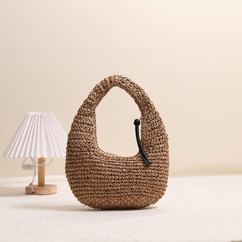 Fashion Solid Color Straw Handbag New Unique Tassel Woven Bag Women Summer Beach Bag for Seaside Vacation Holiday Travel 30x18cm хакі
Fashion Solid Color Straw Handbag New Unique Tassel Woven Bag Women Summer Beach Bag for Seaside Vacation Holiday Travel 30x18cm хакі