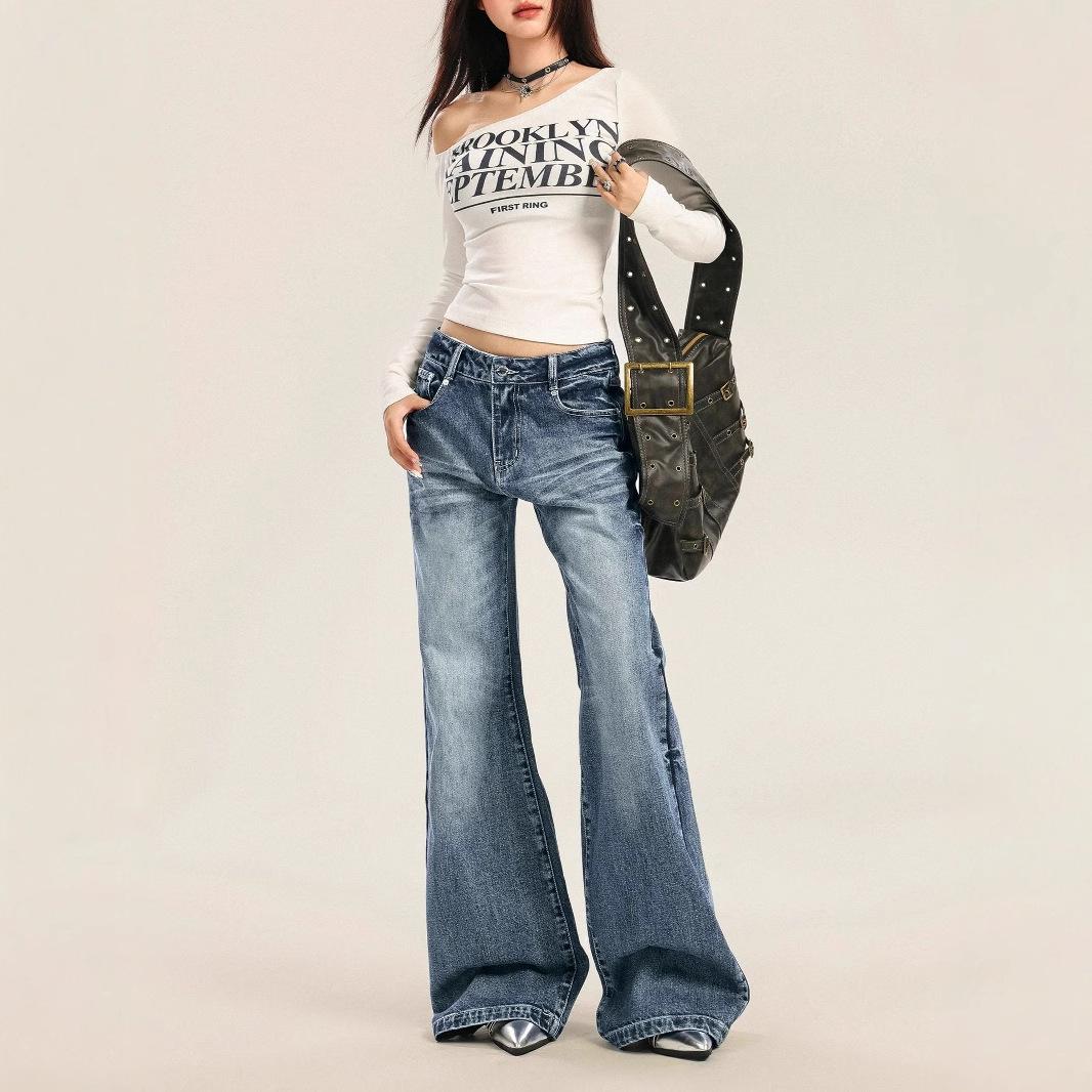 Women s 2025 Autumn Low-Waist Micro-Flared Retro Jeans L: Height 155-165cm (109-120 lbs)
Women s 2025 Autumn Low-Waist Micro-Flared Retro Jeans L: Height 155-165cm (109-120 lbs)