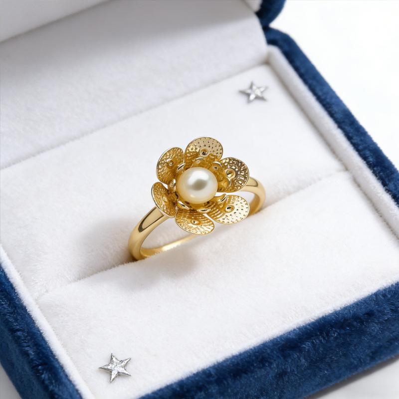 Finger ring pearl retro temperament sunflower niche design ring ring золотой
Finger ring pearl retro temperament sunflower niche design ring ring золотой