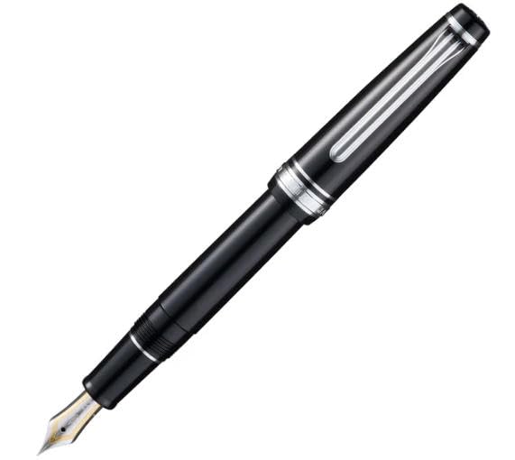 Sailor Professional Gear Slim Fountain 21k Gold Silver Made in Broad Pen, Nib, Trim, Black, Japan, Nib, 11-2152-620 чорний
Sailor Professional Gear Slim Fountain 21k Gold Silver Made in Broad Pen, Nib, Trim, Black, Japan, Nib, 11-2152-620 чорний