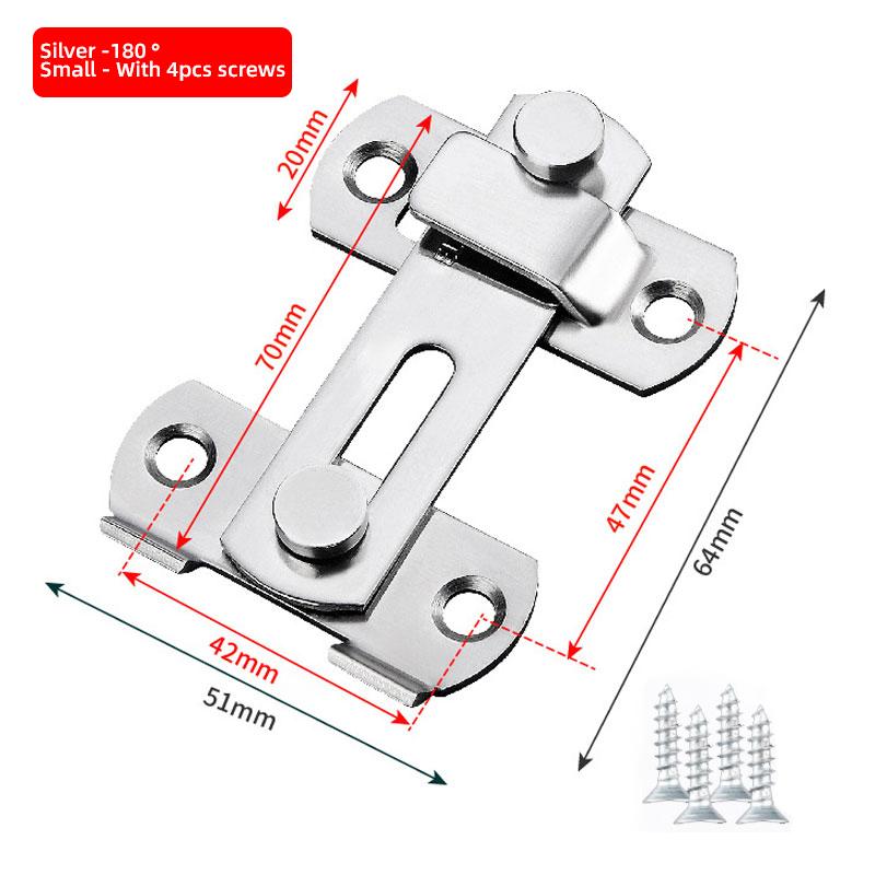 Stainless Steel Toggle Latch 90 180 Degree Adjustable Sliding Barn Door Lock Cabinet Closet Heavy Duty Hardware Right Angle Bolt
Stainless Steel Toggle Latch 90 180 Degree Adjustable Sliding Barn Door Lock Cabinet Closet Heavy Duty Hardware Right Angle Bolt