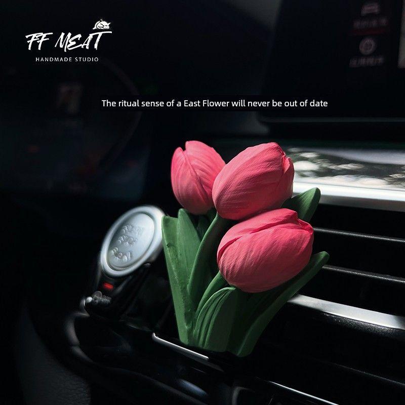 Bouquet Decoration Central Control Girls Gifts Car Aromatherapy New Korean Pink Tulip
Bouquet Decoration Central Control Girls Gifts Car Aromatherapy New Korean Pink Tulip