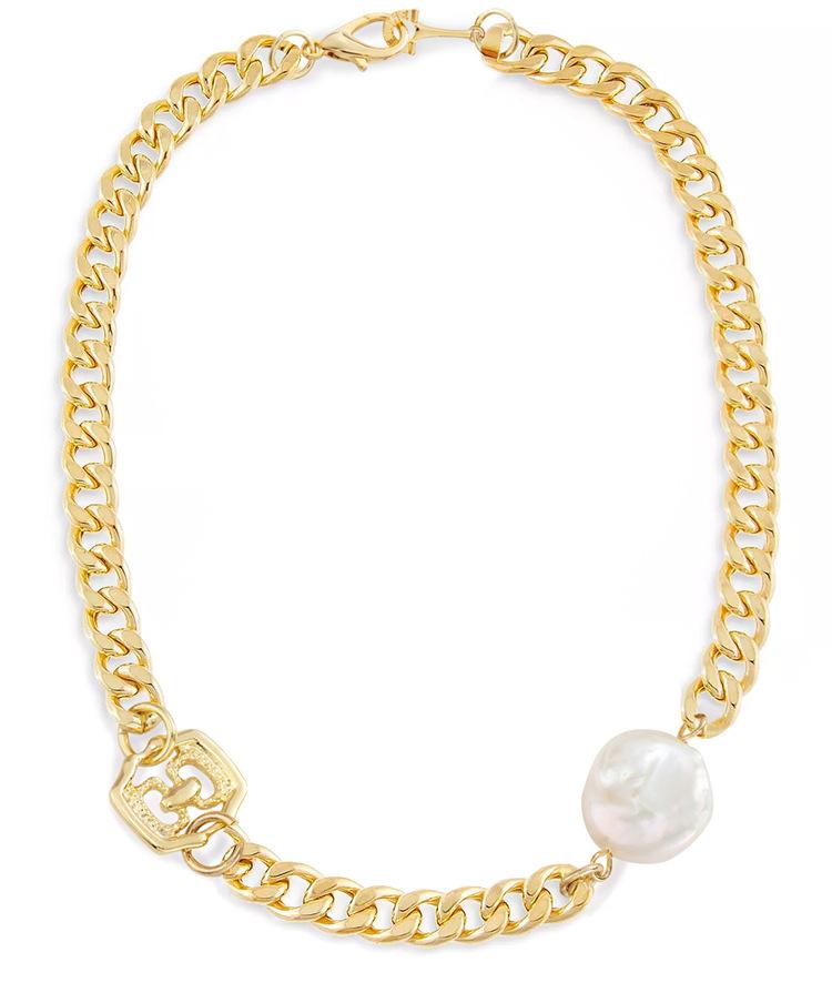 Ожерелье из пресноводного жемчуга, женское, с пуговицами, бусами, в стиле барокко, кубинская цепочка, цепочка на ключицу, ювелирные изделия
Ожерелье из пресноводного жемчуга, женское, с пуговицами, бусами, в стиле барокко, кубинская цепочка, цепочка на ключицу, ювелирные изделия