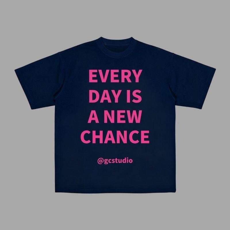 Everyday Is A New Chance American Retro Fun Letter Print Shortsleeved Made of Pure Cotton Suitable for Both Men and Women 4XL
Everyday Is A New Chance American Retro Fun Letter Print Shortsleeved Made of Pure Cotton Suitable for Both Men and Women 4XL