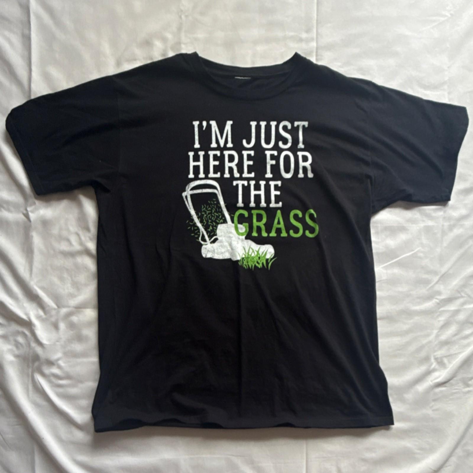 Black Graphic Print Funny I m Just Here For The Grass L Men s Cotton T-Shirt S разноцветный
Black Graphic Print Funny I m Just Here For The Grass L Men s Cotton T-Shirt S разноцветный