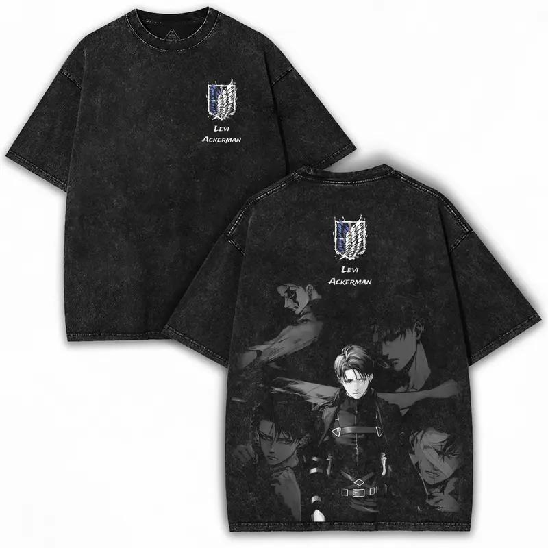 Levi Ackerman Graphic Tshirt Attack on Titan Anime Vintage Washed Oversized T Shirt Men Women Clothing Cotton Short Sleeve Tees S
Levi Ackerman Graphic Tshirt Attack on Titan Anime Vintage Washed Oversized T Shirt Men Women Clothing Cotton Short Sleeve Tees S