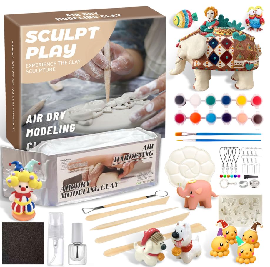 OTONOPI Clay Stone Plasticine Modeling for Modeling Clay Clay Natural 45 12 For Toys, Set, Kids, Kit, Tools, Drying, Ceramic, Pieces, Colors, Kids,
OTONOPI Clay Stone Plasticine Modeling for Modeling Clay Clay Natural 45 12 For Toys, Set, Kids, Kit, Tools, Drying, Ceramic, Pieces, Colors, Kids,