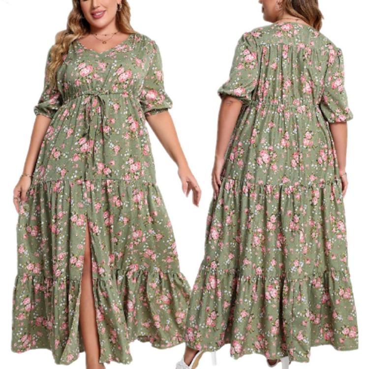 Plus Size Women s Casual Loose Printed Short Sleeve Fashion Dress XXXXXL армія зелений колір
Plus Size Women s Casual Loose Printed Short Sleeve Fashion Dress XXXXXL армія зелений колір