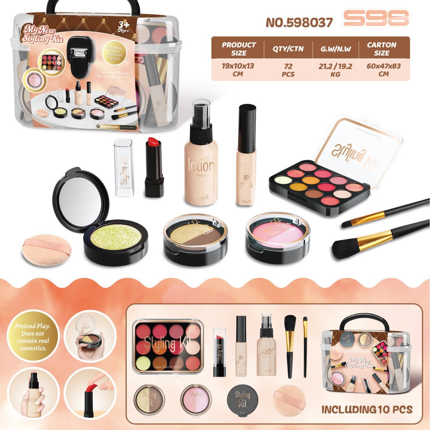 Children S Play House Simulation Makeup Toys Girls Makeup Sets Non-Smearing With Storage Box Tools
Children S Play House Simulation Makeup Toys Girls Makeup Sets Non-Smearing With Storage Box Tools