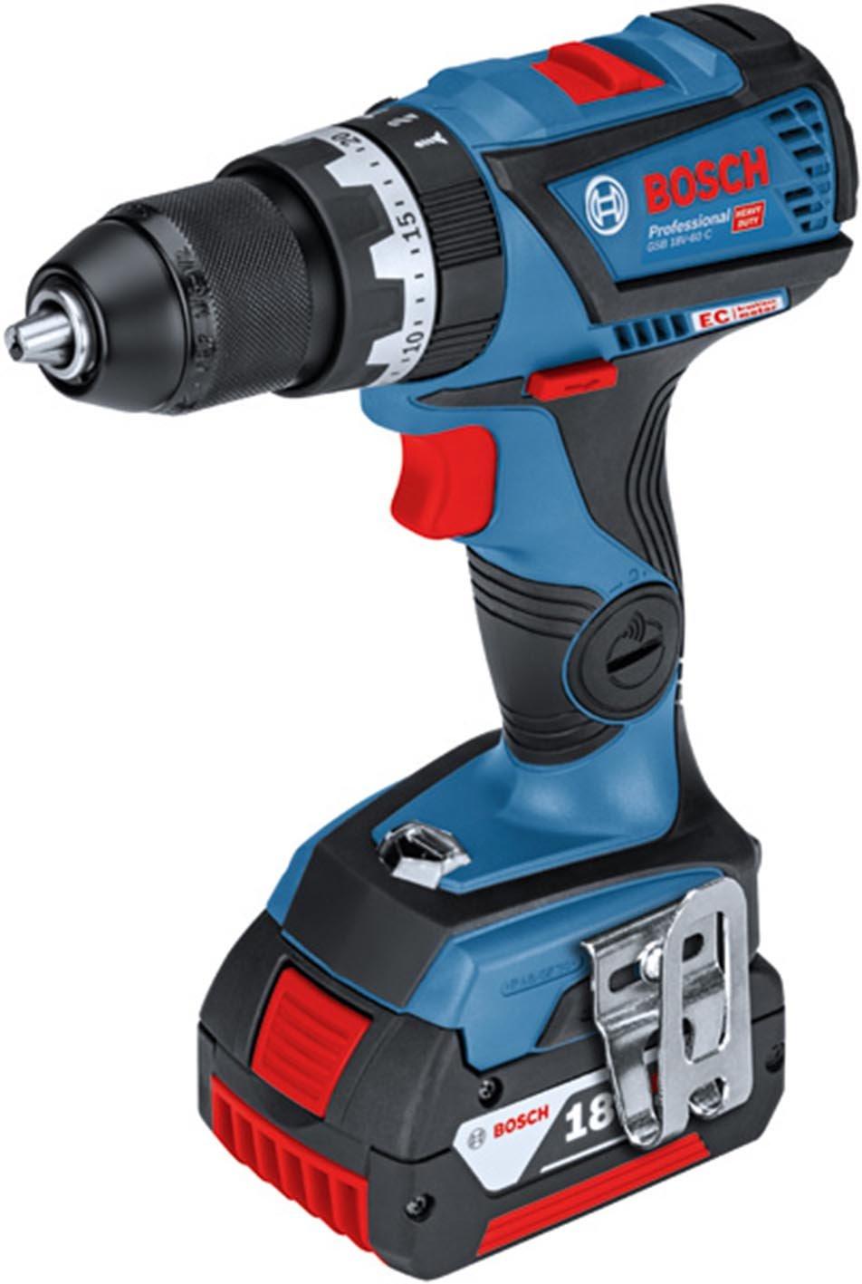 Bosch Professional 18V Cordless Vibrating Driver Drill Carrying Case (2 5.0Ah, Charger, Included) GSB18V-60C синій
Bosch Professional 18V Cordless Vibrating Driver Drill Carrying Case (2 5.0Ah, Charger, Included) GSB18V-60C синій