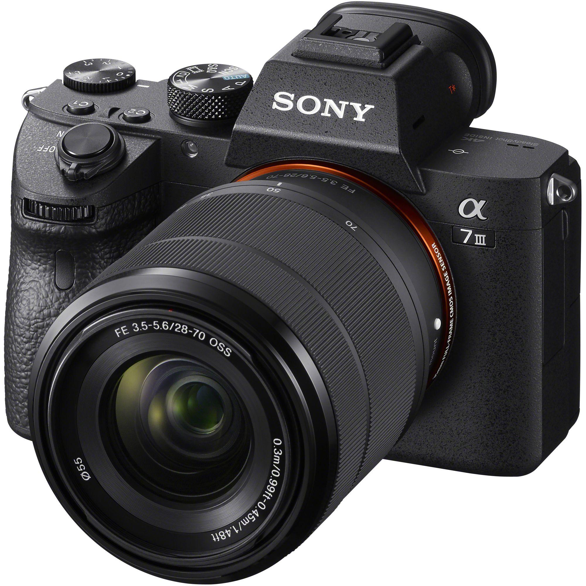 SONY Mirrorless Camera with Zoom Lens Kit SEL2870 Black 7III Full-Frame (Includes Lens) ILCE-7M3K чорний
SONY Mirrorless Camera with Zoom Lens Kit SEL2870 Black 7III Full-Frame (Includes Lens) ILCE-7M3K чорний