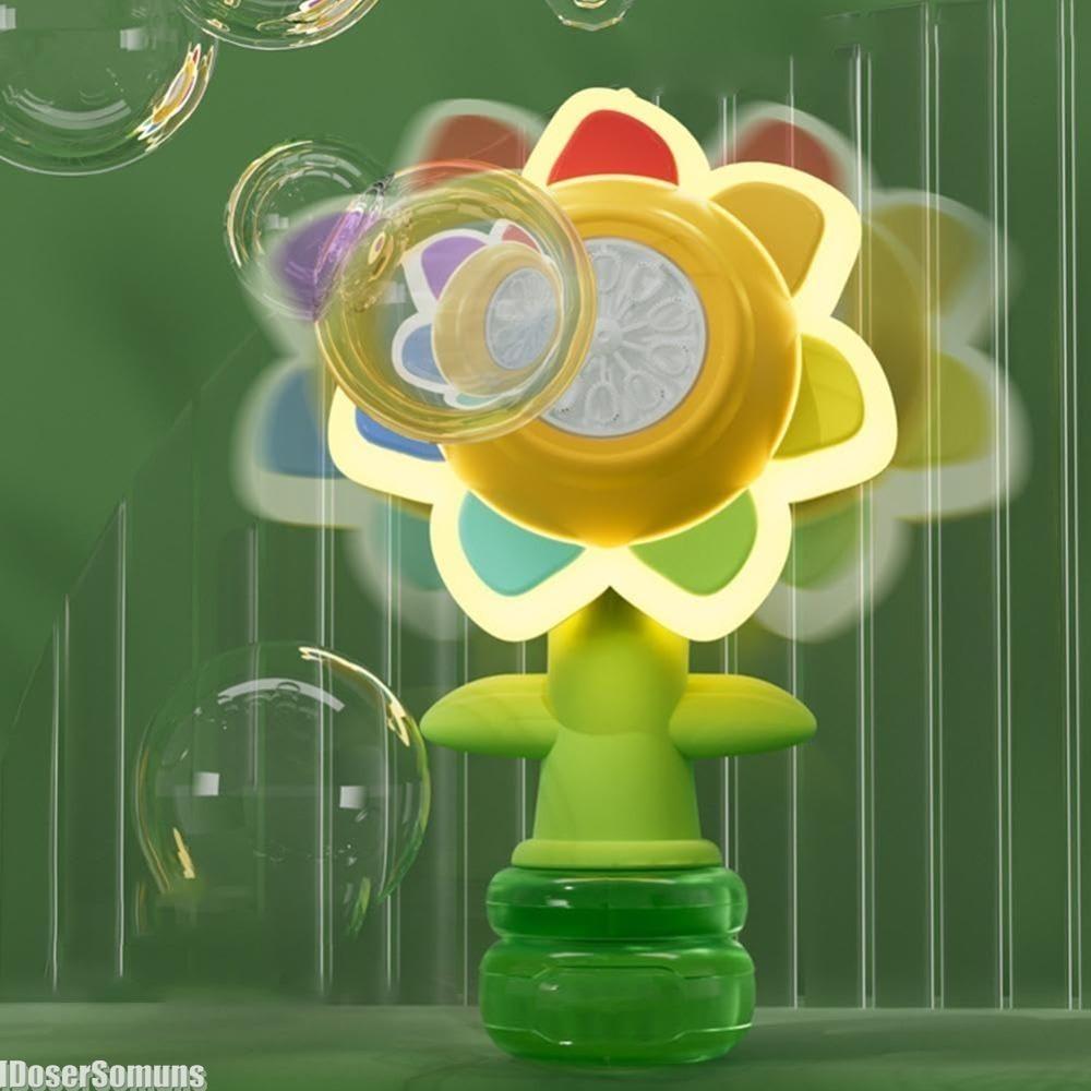 Bubble Machine Toy Electric Automatic Sunflower Shaking Head Adjustment Light Dancing One Key Bubble Maker Toy For Kids жёлтый
Bubble Machine Toy Electric Automatic Sunflower Shaking Head Adjustment Light Dancing One Key Bubble Maker Toy For Kids жёлтый