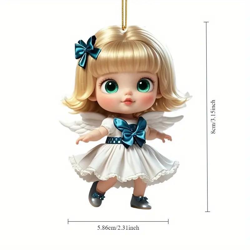 Adorable Angel Girl Acrylic Keychain for Bags & Backpacks 8cm
Adorable Angel Girl Acrylic Keychain for Bags & Backpacks 8cm