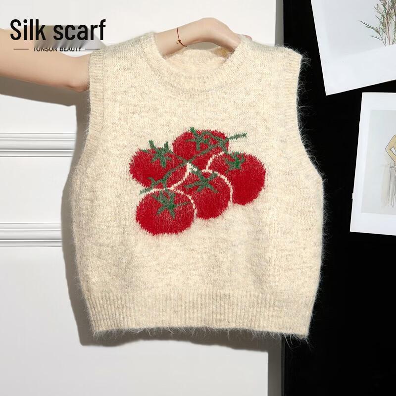 Women s Round Neck Color-block Knit Layered Vest One Size
Women s Round Neck Color-block Knit Layered Vest One Size