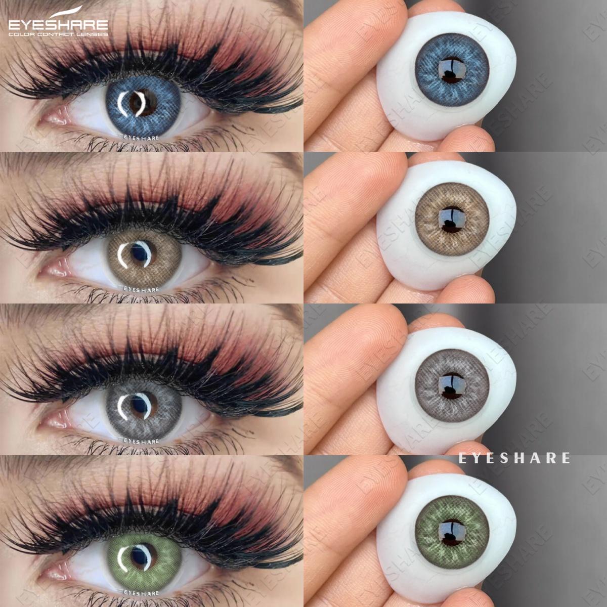 Eyeshare Новые цветные контактные линзы, синие ежегодные мягкие линзы, модные фиолетово-серые контактные линзы, натуральные коричневые контактные линзы, 1 пара
Eyeshare Новые цветные контактные линзы, синие ежегодные мягкие линзы, модные фиолетово-серые контактные линзы, натуральные коричневые контактные линзы, 1 пара