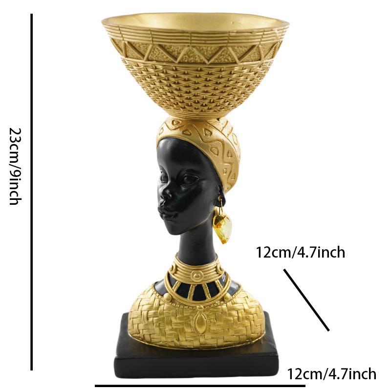 African Girl Holding A Plate Sculpture, Home and Office Decorative Storage Ornament, Vintage Collectible Craft Deskt Decor
African Girl Holding A Plate Sculpture, Home and Office Decorative Storage Ornament, Vintage Collectible Craft Deskt Decor