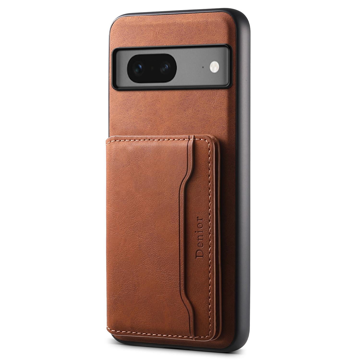 DENIOR D13 For Google Pixel 7 5G Case Magnetic Card Holder Kickstand Leather Back Phone Cover Brown
DENIOR D13 For Google Pixel 7 5G Case Magnetic Card Holder Kickstand Leather Back Phone Cover Brown