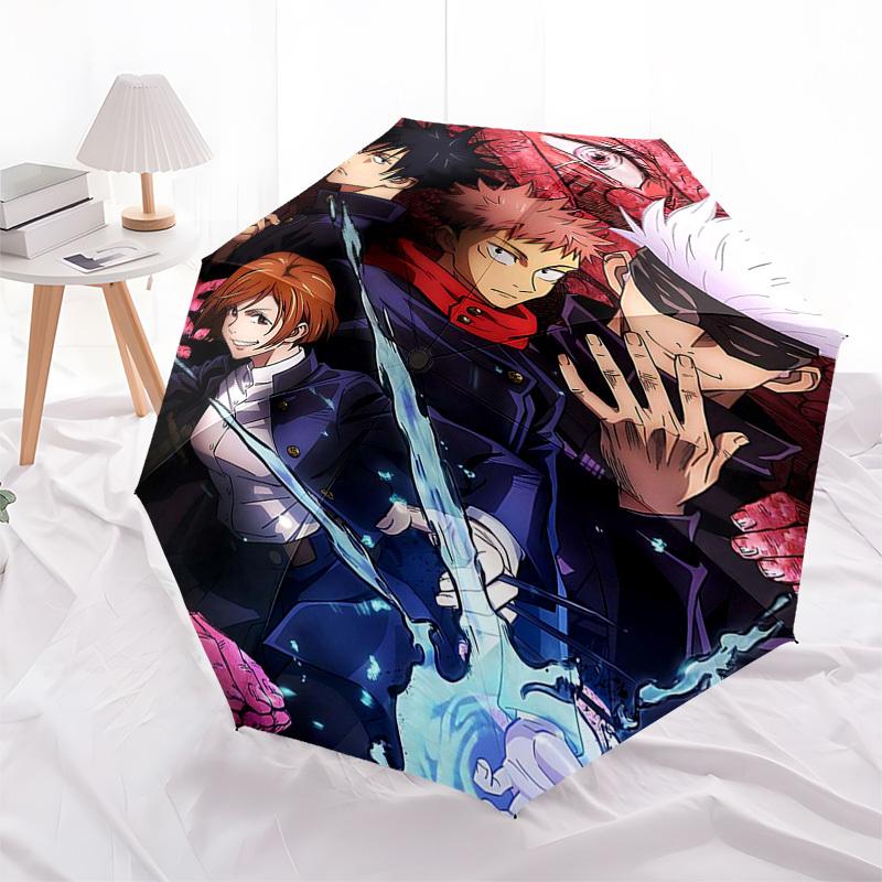 1pc Jujutsu Kaisen Anime Characters Automatic Folding Umbrella - Portable 3-Fold Design with Iron Frame - Outdoor for Fans, Travelers, Daily Use - Per
1pc Jujutsu Kaisen Anime Characters Automatic Folding Umbrella - Portable 3-Fold Design with Iron Frame - Outdoor for Fans, Travelers, Daily Use - Per