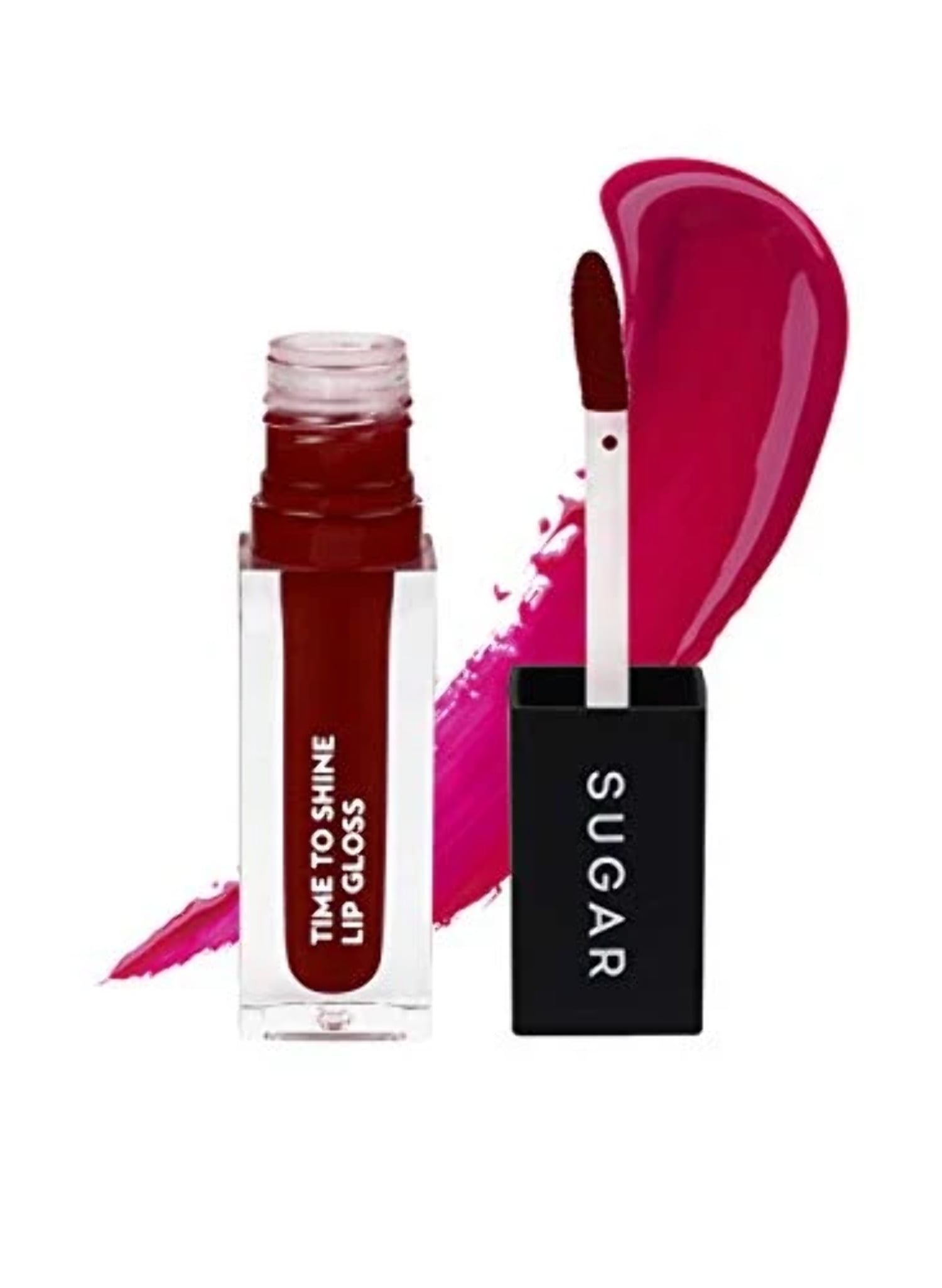 SUGAR Cosmetics Time To Shine Lip Gloss - 06 She-Rad (Dark Red) Non-Sticky Formula , Jojoba Oil Infused
SUGAR Cosmetics Time To Shine Lip Gloss - 06 She-Rad (Dark Red) Non-Sticky Formula , Jojoba Oil Infused
