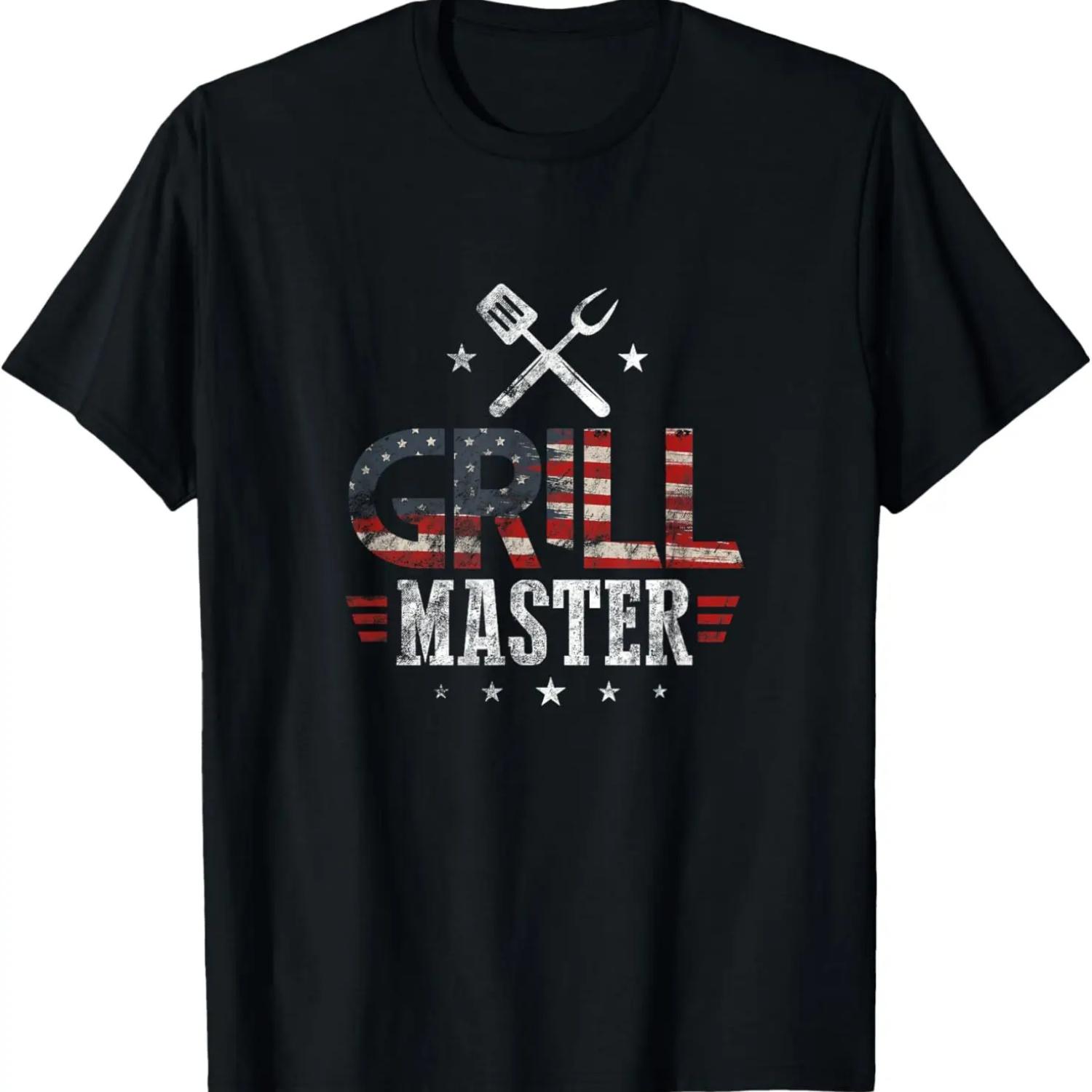 Grill Master USA Flag Patriotic Barbeque BBQ 4th of July T-Shirt S
Grill Master USA Flag Patriotic Barbeque BBQ 4th of July T-Shirt S