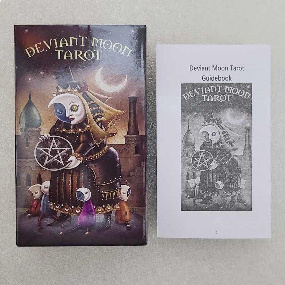 12x7 см Deviant Moon Таро колода карт игра вечеринка настольная игра с бумажным путеводителем
12x7 см Deviant Moon Таро колода карт игра вечеринка настольная игра с бумажным путеводителем