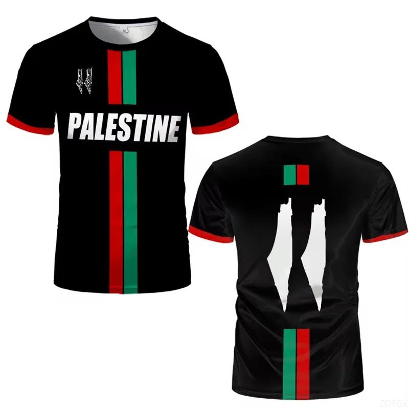 Palestine Flag 3D Printed Plus-size Men s T-shirt Casual Outdoor Sports Quick Drying Breathable Training Match Football Jersey 4XL
Palestine Flag 3D Printed Plus-size Men s T-shirt Casual Outdoor Sports Quick Drying Breathable Training Match Football Jersey 4XL