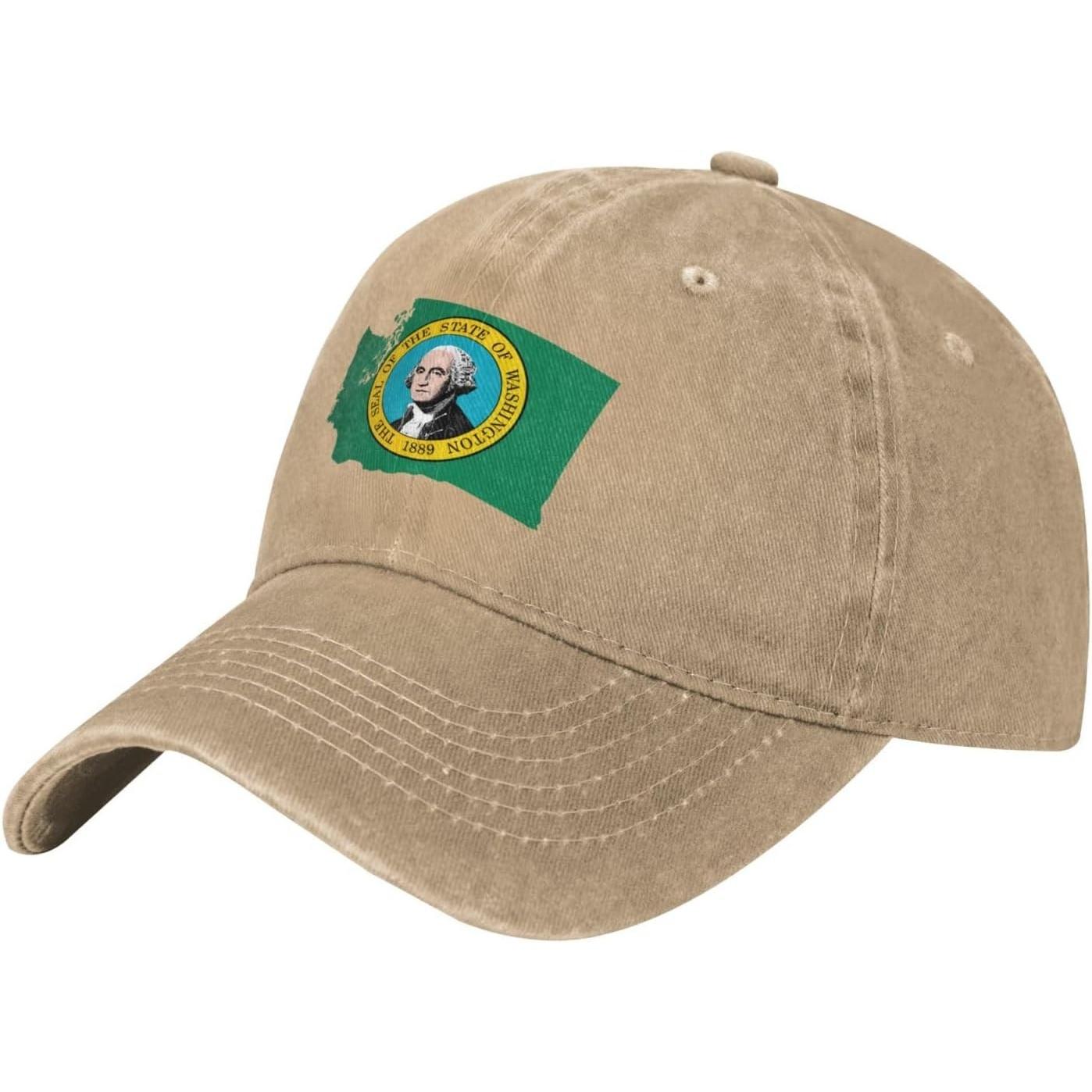 Washington State Seal Baseball Cap Distressed Cotton Adjustable Vintage Dad Hat for Unisex Can Be Adjusted
Washington State Seal Baseball Cap Distressed Cotton Adjustable Vintage Dad Hat for Unisex Can Be Adjusted