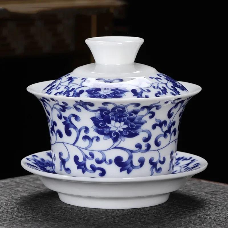 Large Ceramic Gaiwan Handmade Teacup Travel Tea Bowl Chinese Household Teaware Drinkware Personal Cup Tea Ceremony 220ml 12x10.5cm 220ml
Large Ceramic Gaiwan Handmade Teacup Travel Tea Bowl Chinese Household Teaware Drinkware Personal Cup Tea Ceremony 220ml 12x10.5cm 220ml