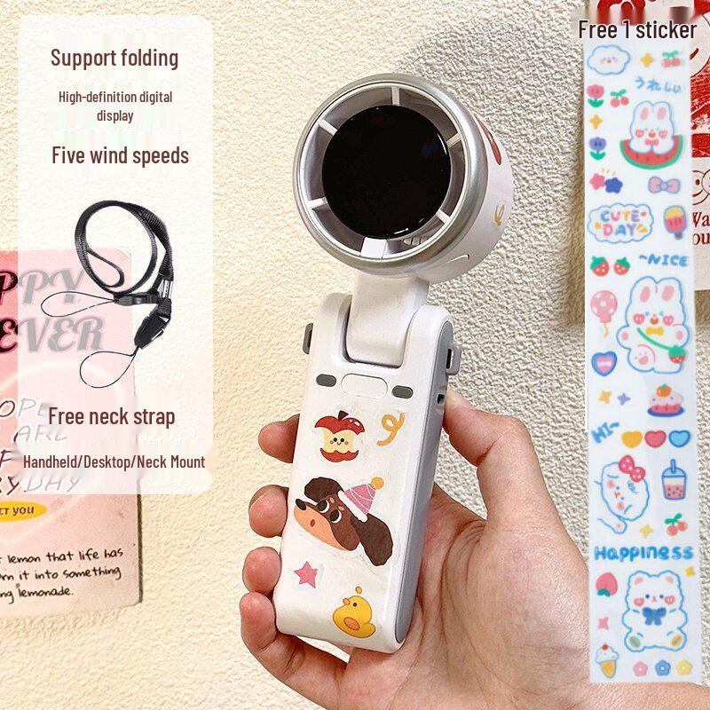 Portable Cute Handheld and Desktop Fan with Large Wind Power, Hangable Neck Design 17 x 6 x 5 cm білий
Portable Cute Handheld and Desktop Fan with Large Wind Power, Hangable Neck Design 17 x 6 x 5 cm білий