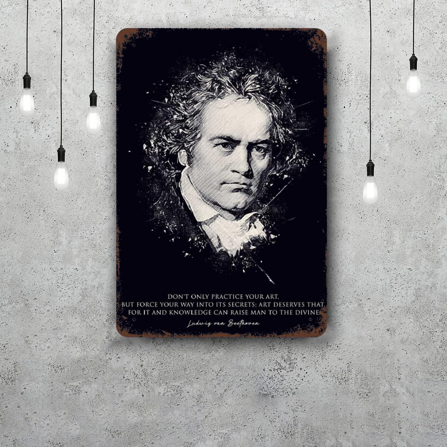 Ludwig van Beethoven Metal Signs wall decor Vintage Tin Signs Captain Metal Poster Decor for Bar Pub Club Wall Decoration 20x30cm(7.8x11.8inch)
Ludwig van Beethoven Metal Signs wall decor Vintage Tin Signs Captain Metal Poster Decor for Bar Pub Club Wall Decoration 20x30cm(7.8x11.8inch)