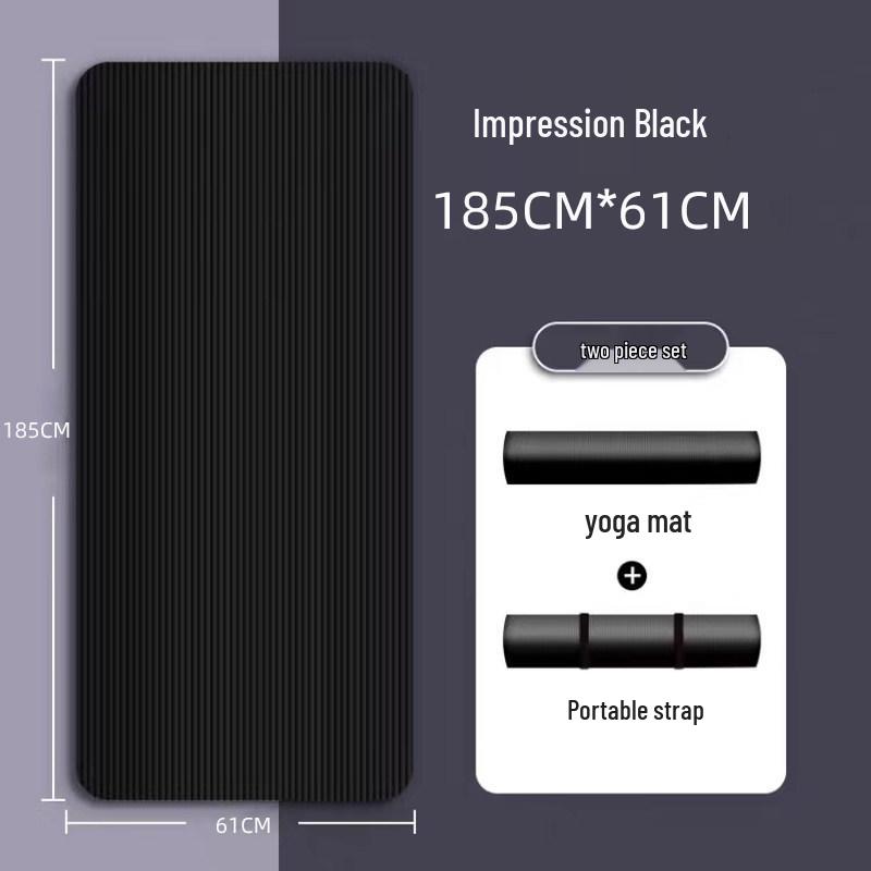 Thickened Non-Slip Shockproof Yoga Mat for Fitness, Soundproof, Odorless, and Easy Storage for Sit-ups, Suitable for Men and Women 10mm (Beginner)
Thickened Non-Slip Shockproof Yoga Mat for Fitness, Soundproof, Odorless, and Easy Storage for Sit-ups, Suitable for Men and Women 10mm (Beginner)