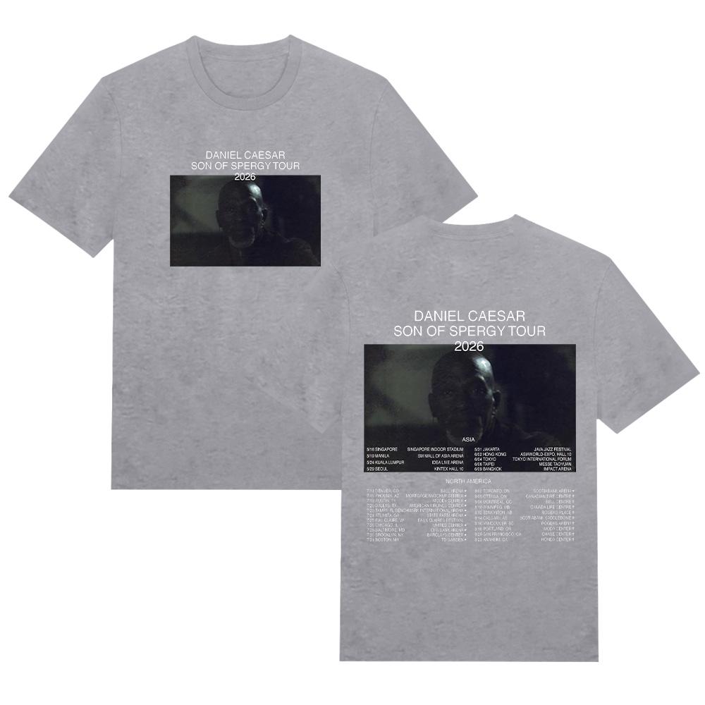 Daniel Caesar SON OF SPERGY TOUR 2026 T-shirts Hip Hop Tee Fashion Women Men Cotton Clothing Retro Streetwear S сірий
Daniel Caesar SON OF SPERGY TOUR 2026 T-shirts Hip Hop Tee Fashion Women Men Cotton Clothing Retro Streetwear S сірий
