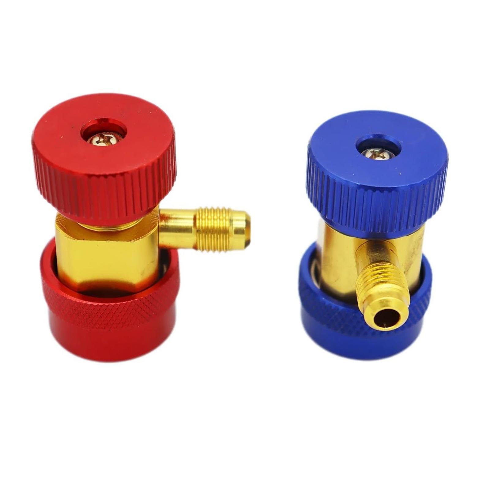 R134a High Low Connector Kit with 1/4 SAE Male Flare Refrigerant Manifold Gauge Connector Set for Car Air Conditioning
R134a High Low Connector Kit with 1/4 SAE Male Flare Refrigerant Manifold Gauge Connector Set for Car Air Conditioning
