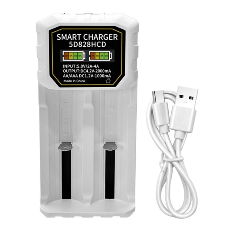 Double Slot Intelligent Type C Charging Case For Various Battery Size Including 18650 32650 26700 With Independent Port
Double Slot Intelligent Type C Charging Case For Various Battery Size Including 18650 32650 26700 With Independent Port