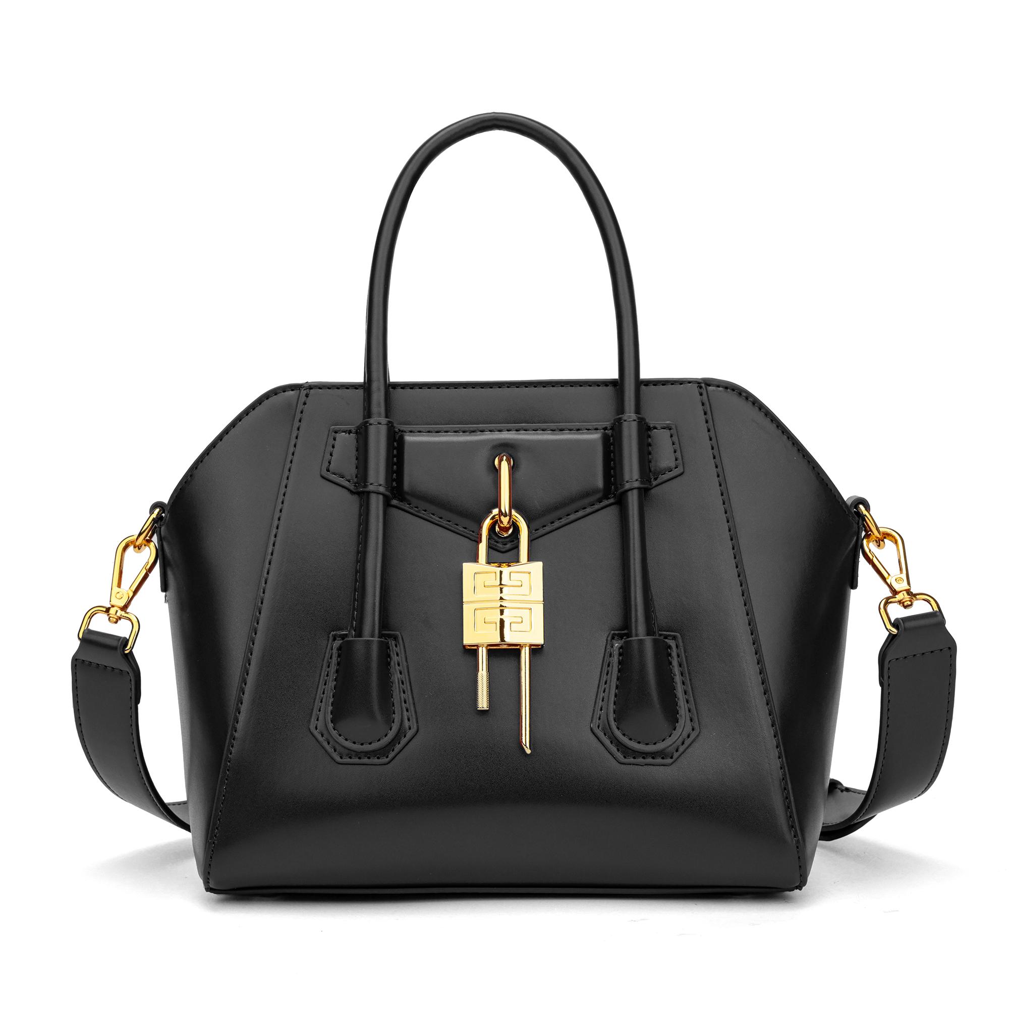 Diamond minimalist retro Luxury Women s Handbag Black Leather Tote Bag with Gold Lock Fashion Shoulder Bag for Work and Party чорний
Diamond minimalist retro Luxury Women s Handbag Black Leather Tote Bag with Gold Lock Fashion Shoulder Bag for Work and Party чорний