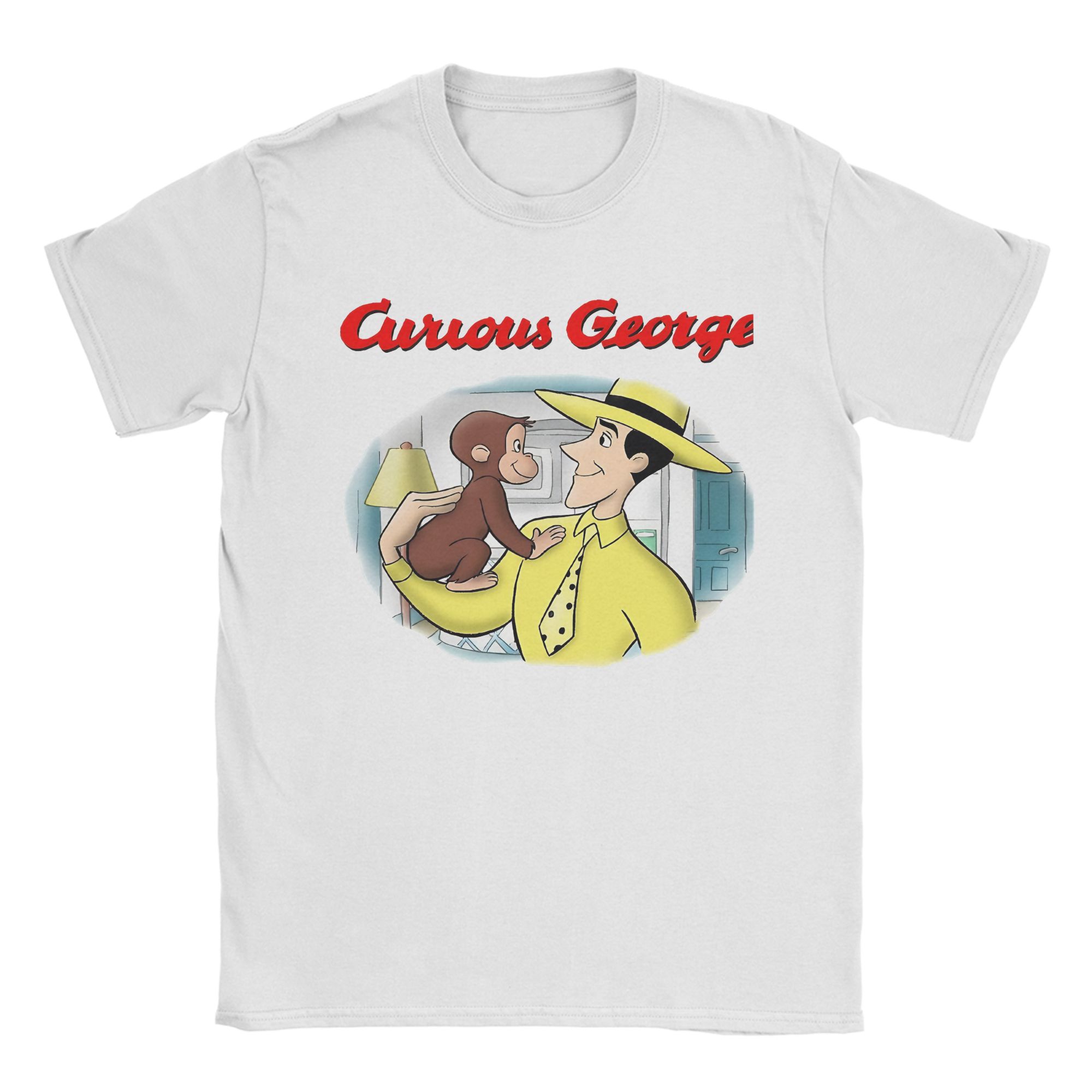 Vintage Curious George T-Shirt Men s Cotton Short Sleeve Cute Cartoon O-neck Summer Top Tee 3XL
Vintage Curious George T-Shirt Men s Cotton Short Sleeve Cute Cartoon O-neck Summer Top Tee 3XL