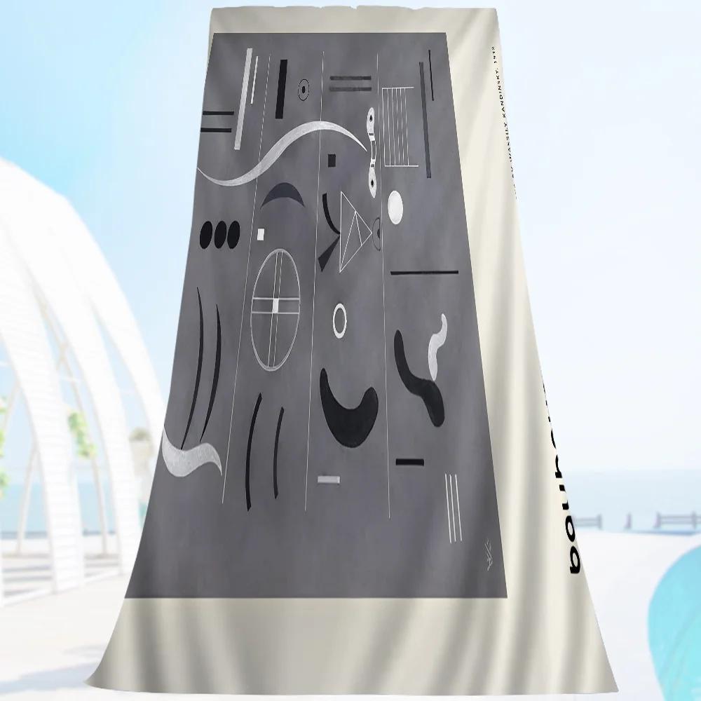 Kandinsky Exhibition Beach Towel Cartoon Cute Summer Kids Large Bath Pool Beach Towel Microfiber Absorbent For Swimming Travel W40*H60(CM)
Kandinsky Exhibition Beach Towel Cartoon Cute Summer Kids Large Bath Pool Beach Towel Microfiber Absorbent For Swimming Travel W40*H60(CM)