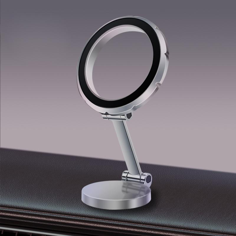 G118 Dashboardcar Phone Mount Stand 1080-Degree Rotating Folding Magnetic Phone Holder Silver
G118 Dashboardcar Phone Mount Stand 1080-Degree Rotating Folding Magnetic Phone Holder Silver