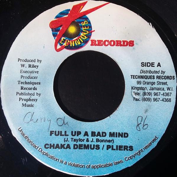 7-дюймовая пластинка CHAKA DEMUS & PLIERS - Full Up A Bad Mind NONE Techniques 1999 Ямайка Регги, Ска и Даб Б/У
7-дюймовая пластинка CHAKA DEMUS & PLIERS - Full Up A Bad Mind NONE Techniques 1999 Ямайка Регги, Ска и Даб Б/У