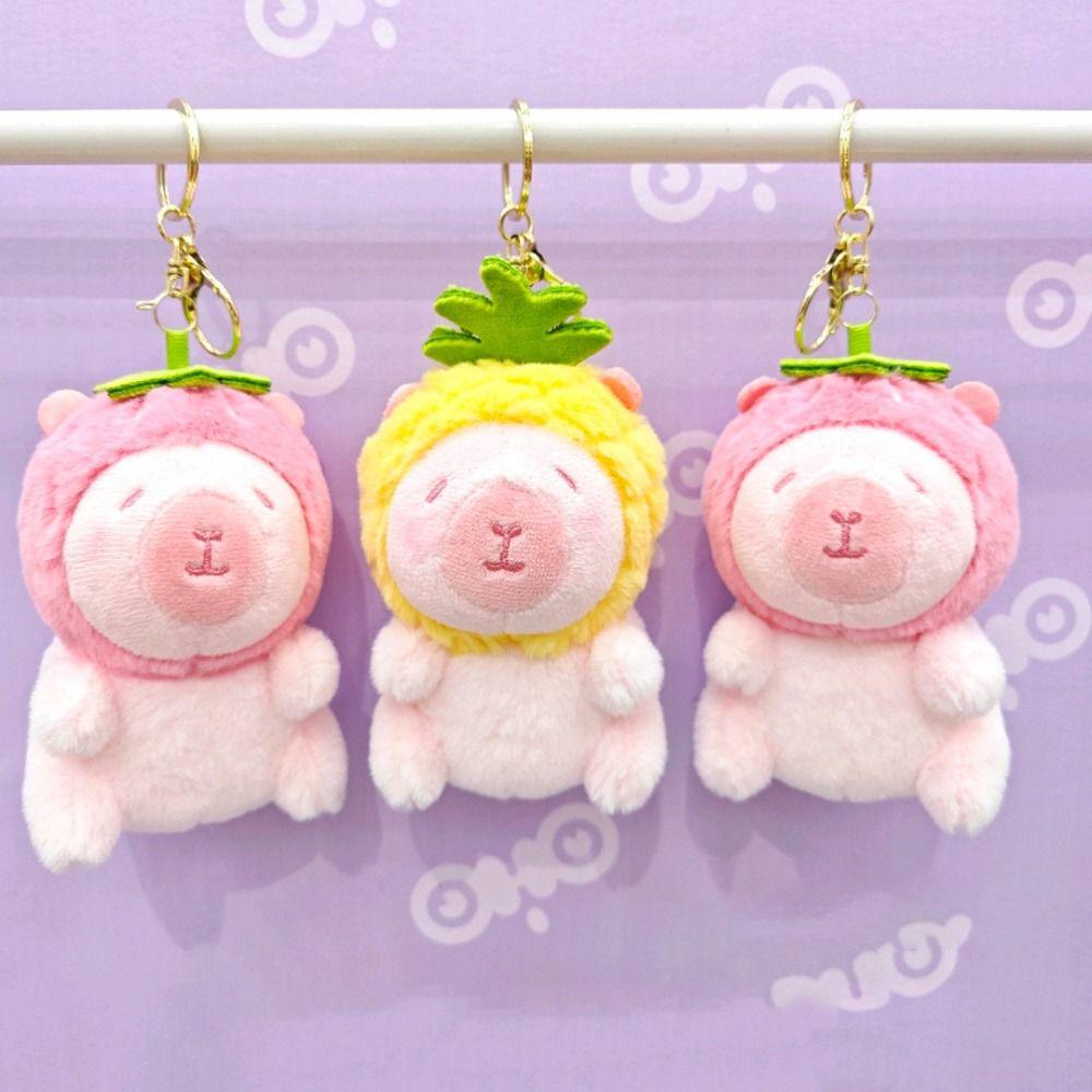Toy Cartoon Doll Keychain Soft Plush Hanging Ornament Gift Capybara Key Ring Party style 1
Toy Cartoon Doll Keychain Soft Plush Hanging Ornament Gift Capybara Key Ring Party style 1