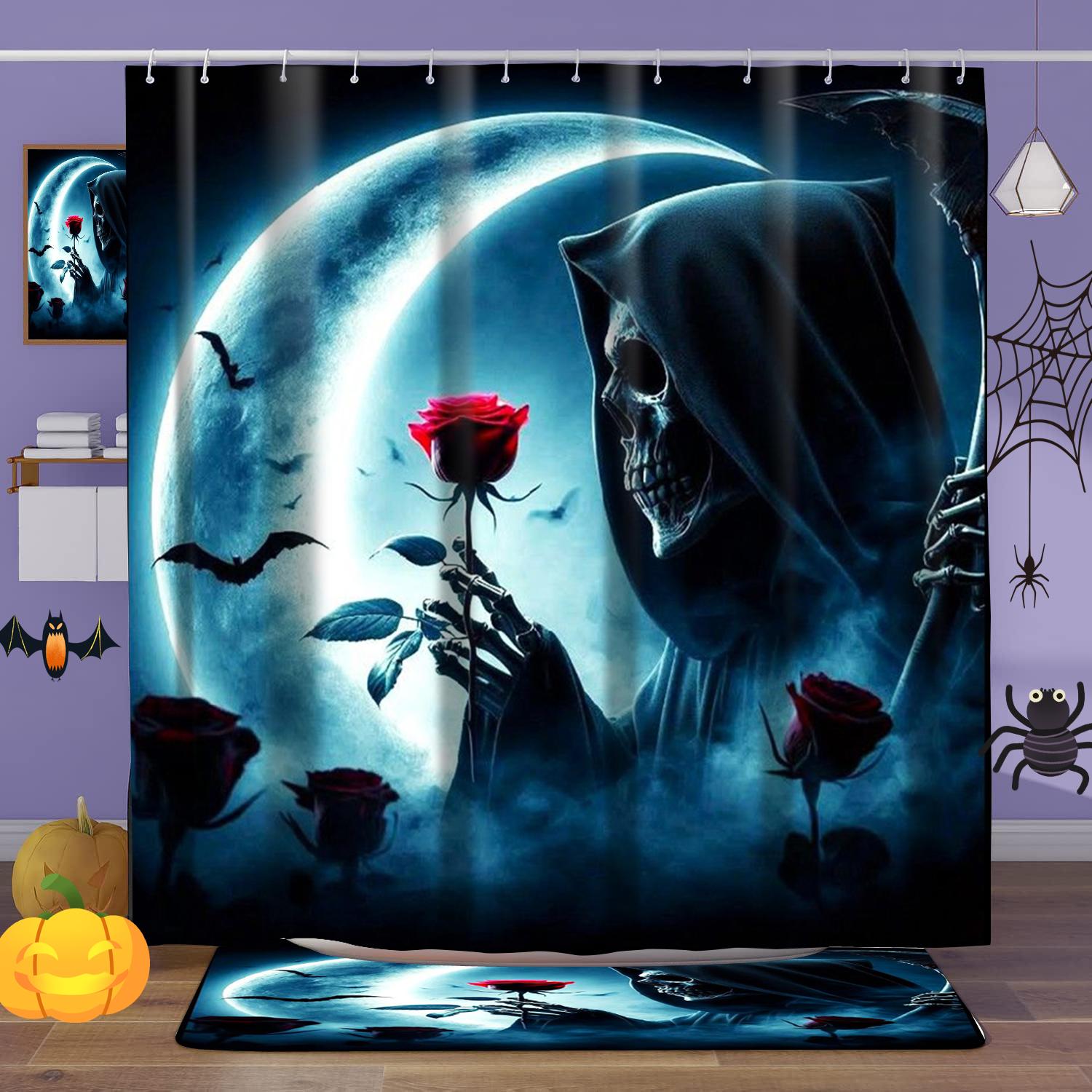 Hallowmas Terrifying Pumpkin Bathing Curtain Bathroom Shower Curtain Waterproof With 12 Hooks Fishes Home Deco Free Ship W60H190(CM)-1 Pcs
Hallowmas Terrifying Pumpkin Bathing Curtain Bathroom Shower Curtain Waterproof With 12 Hooks Fishes Home Deco Free Ship W60H190(CM)-1 Pcs