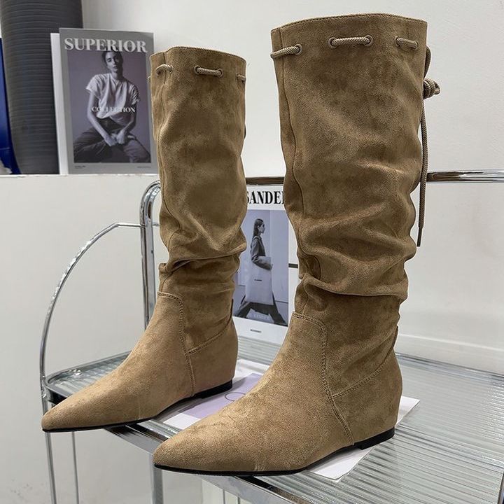 Европейские товары замшевые высокие сапоги-трубы до колена осень 2025 новые остроносые темпераментные модные сапоги сапоги-чулки женские сапоги 42
Европейские товары замшевые высокие сапоги-трубы до колена осень 2025 новые остроносые темпераментные модные сапоги сапоги-чулки женские сапоги 42