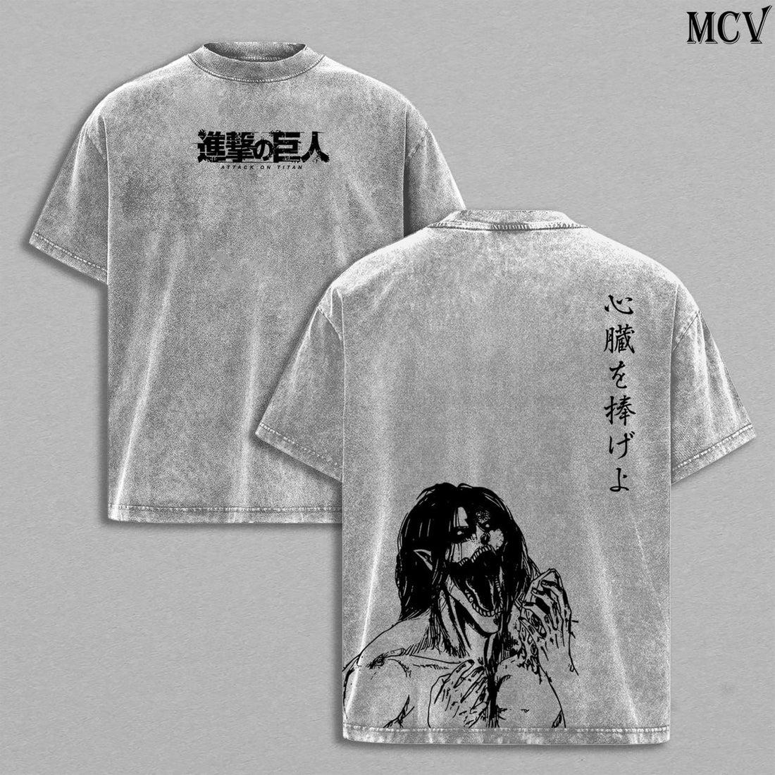Hot Anime Attack On Titan Eren Jaeger Clothing Men Women Short Sleeve Tshirts Washed Cotton Tee Retro T-shirt Harajuku T Shirt XXL сірий колір
Hot Anime Attack On Titan Eren Jaeger Clothing Men Women Short Sleeve Tshirts Washed Cotton Tee Retro T-shirt Harajuku T Shirt XXL сірий колір