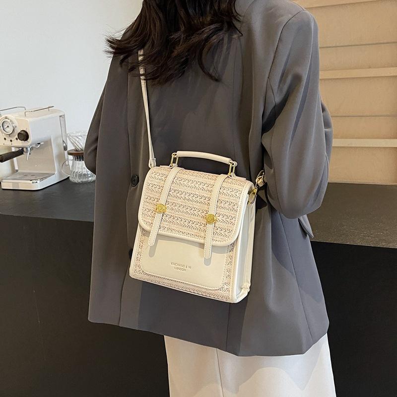 Woven double backpack women s 2025 spring new shoulder college style niche retro handbag чорний
Woven double backpack women s 2025 spring new shoulder college style niche retro handbag чорний