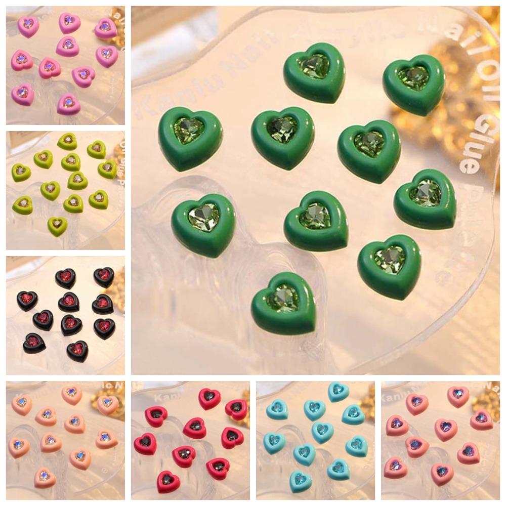10Pcs/set Nail Supplies Love Heart Nail Decorations Love Heart Nail Accessories Manicurist
10Pcs/set Nail Supplies Love Heart Nail Decorations Love Heart Nail Accessories Manicurist