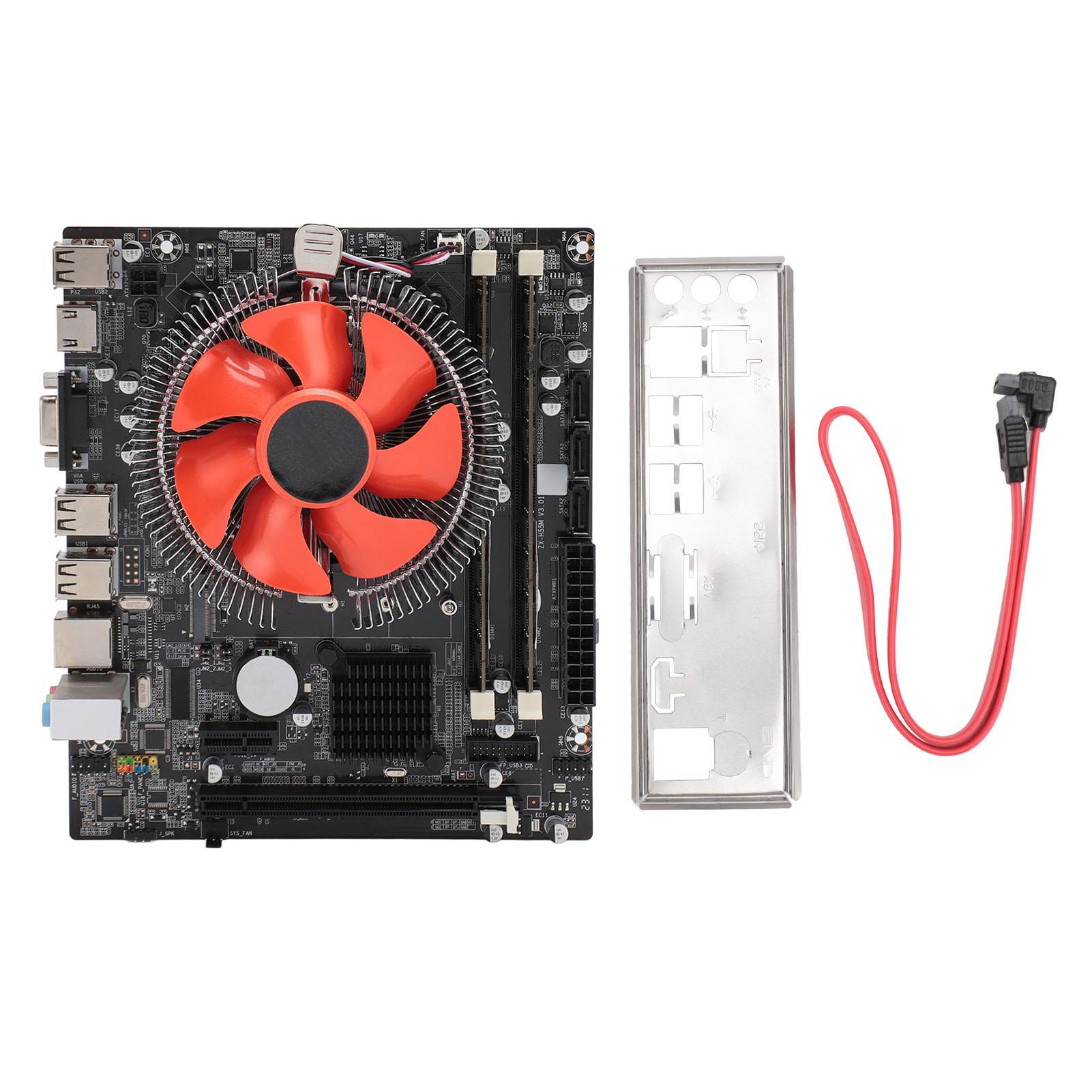 Материнська плата DDR3 Двоканальний 8G Пам ять PCIe X16 6 USB2.0 VGA HD Вихід 4 фази живлення LGA 1156
Материнська плата DDR3 Двоканальний 8G Пам ять PCIe X16 6 USB2.0 VGA HD Вихід 4 фази живлення LGA 1156