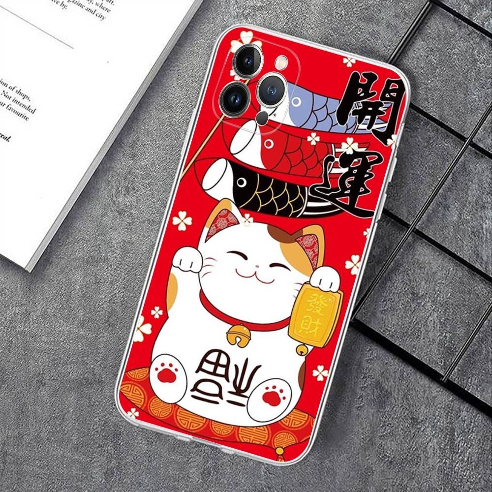 Maneki Neko Lucky Money Cat Phone Case For IPhone 17 16 15 14 13 12 11 Pro XS Max Plus Soft Silicone Cover iPhone 14
Maneki Neko Lucky Money Cat Phone Case For IPhone 17 16 15 14 13 12 11 Pro XS Max Plus Soft Silicone Cover iPhone 14