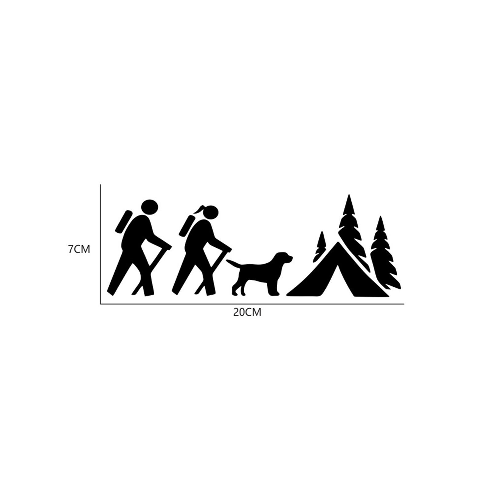 Hiker Dog Camping Tent Decal Sticker for Bumper, rear window, tailgate Adhesion Easy Hiking Life Wall Window Bumper Sticker
Hiker Dog Camping Tent Decal Sticker for Bumper, rear window, tailgate Adhesion Easy Hiking Life Wall Window Bumper Sticker