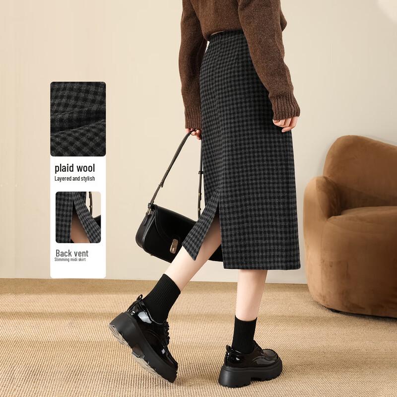TERRE BLEUE 2025 A/W Plaid High-Waisted Slit Skirt M
TERRE BLEUE 2025 A/W Plaid High-Waisted Slit Skirt M